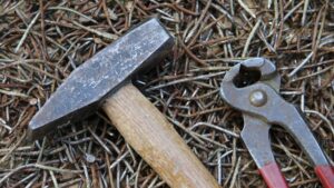 Hammer and pliers