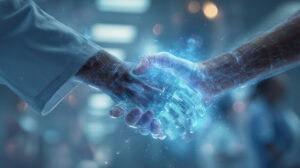 People shaking hands
