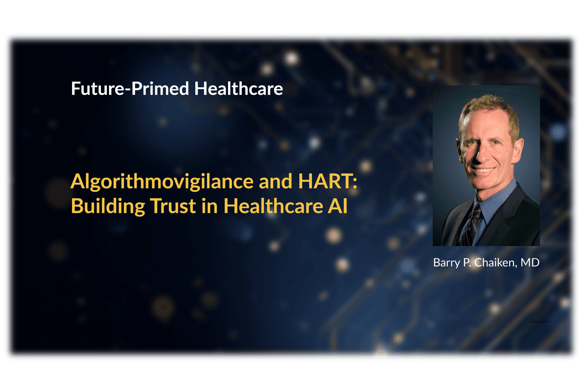 Algoorithmovigilance video title